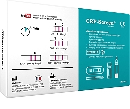 Діагностичний тест для перевірки рівня білка в крові - Lab.Home CRP-Screen — фото N2