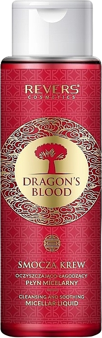 Очищувальний і заспокійливий міцелярний лосьйон для обличчя "Кров дракона" - Revers Dragon's Blood Cleansing & Soothing Facial Micellar Lotion — фото N1
