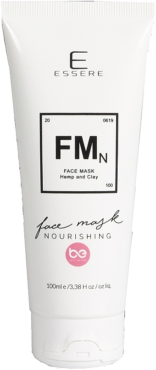 Питательная маска для лица - Essere FMn Hemp & Clay Face Mask — фото N1