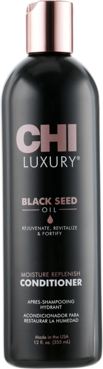 Зволожувальний кондиціонер з олією чорного кмину - CHI Luxury Black Seed Oil Moisture Replenish Conditioner — фото N3