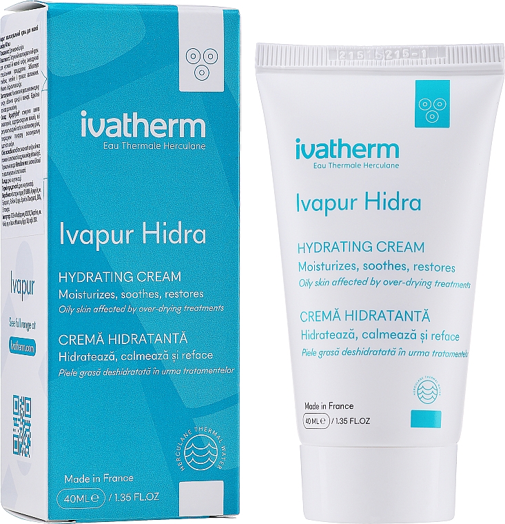 Ivapur зволожувальний крем для масної шкіри - Ivatherm Ivapur Hidra Cream — фото N2