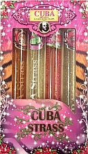 Духи, Парфюмерия, косметика Cuba Ladies Strass Gift Set - Набор (edp/4x35ml)
