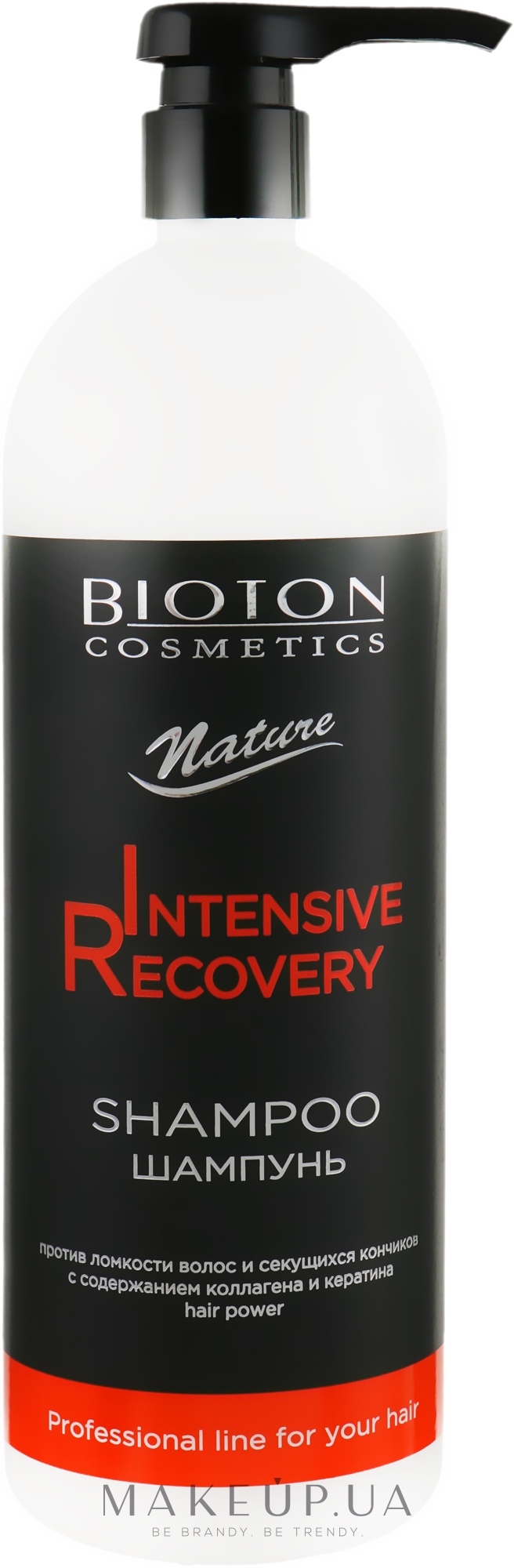 Шампунь для волос - Bioton Cosmetics Nature Professional Intensive Recovery Shampoo  — фото 1000ml