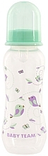 Бутылочка для кормления с силиконовой соской, 250 мл, мятная - Baby Team — фото N1