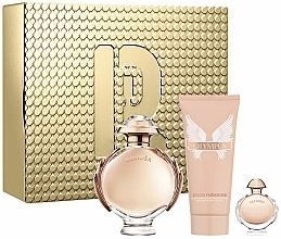 Paco Rabanne Olympea - Набір (edp/80ml + b/lot/100ml + edp/mini/6ml) — фото N1