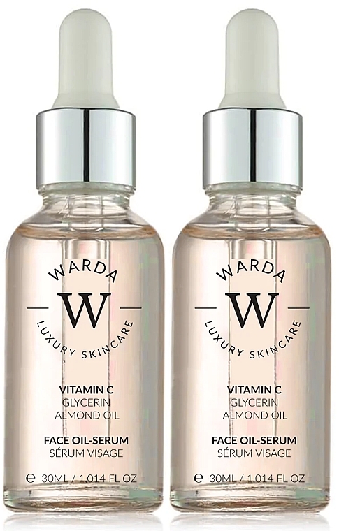 Набор - Warda Vitamin C Glow Boost Oil-Serum (f/oil/serum/2x30ml) — фото N1