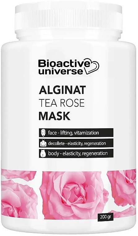 Альгинатная маска с розой - Bioactive Universe Alginat Tea Rose Mask — фото N1