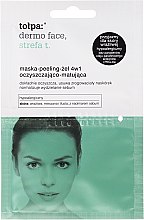 Парфумерія, косметика Маска-пілінг для обличчя - Tolpa Dermo Face Strefa T Cleasing Detoxifying Mask-Peeling-Gel