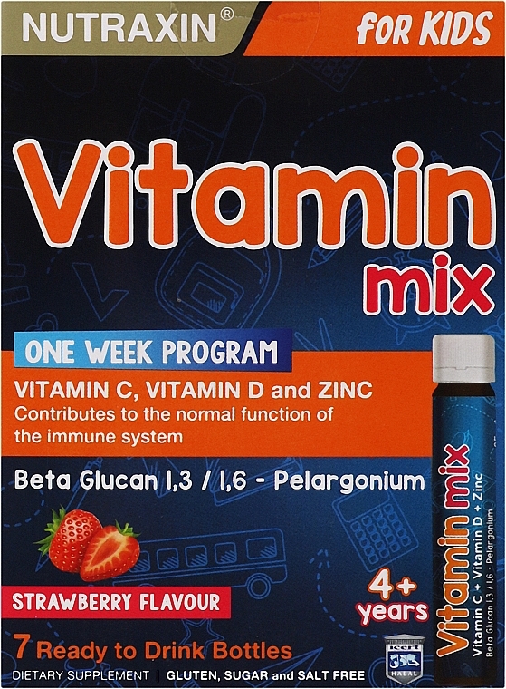Живильний вітамінний мікс для дітей - Nutraxin Vitamin Mix For Kids — фото N1