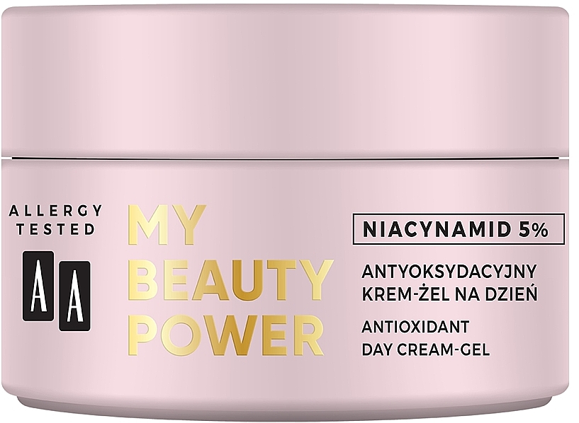 Антиоксидантний денний крем-гель для обличчя - AA My Beauty Power Niacynamid 5% Antioxidant Day Cream-Gel — фото N2