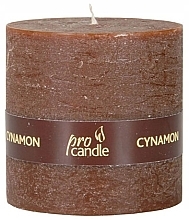 Ароматична свічка "Кориця", 5х5 см - ProCandle Cinnamon Scent Candle — фото N1