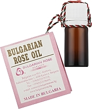 Болгарська трояндова олія в скляній пляшці - Bulgarian Rose 100% Natural Rose Oil — фото N1
