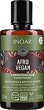 Кондиціонер для хвилястого, виткого та афроволосся - Inoar Afro Vegan Conditioner — фото N1
