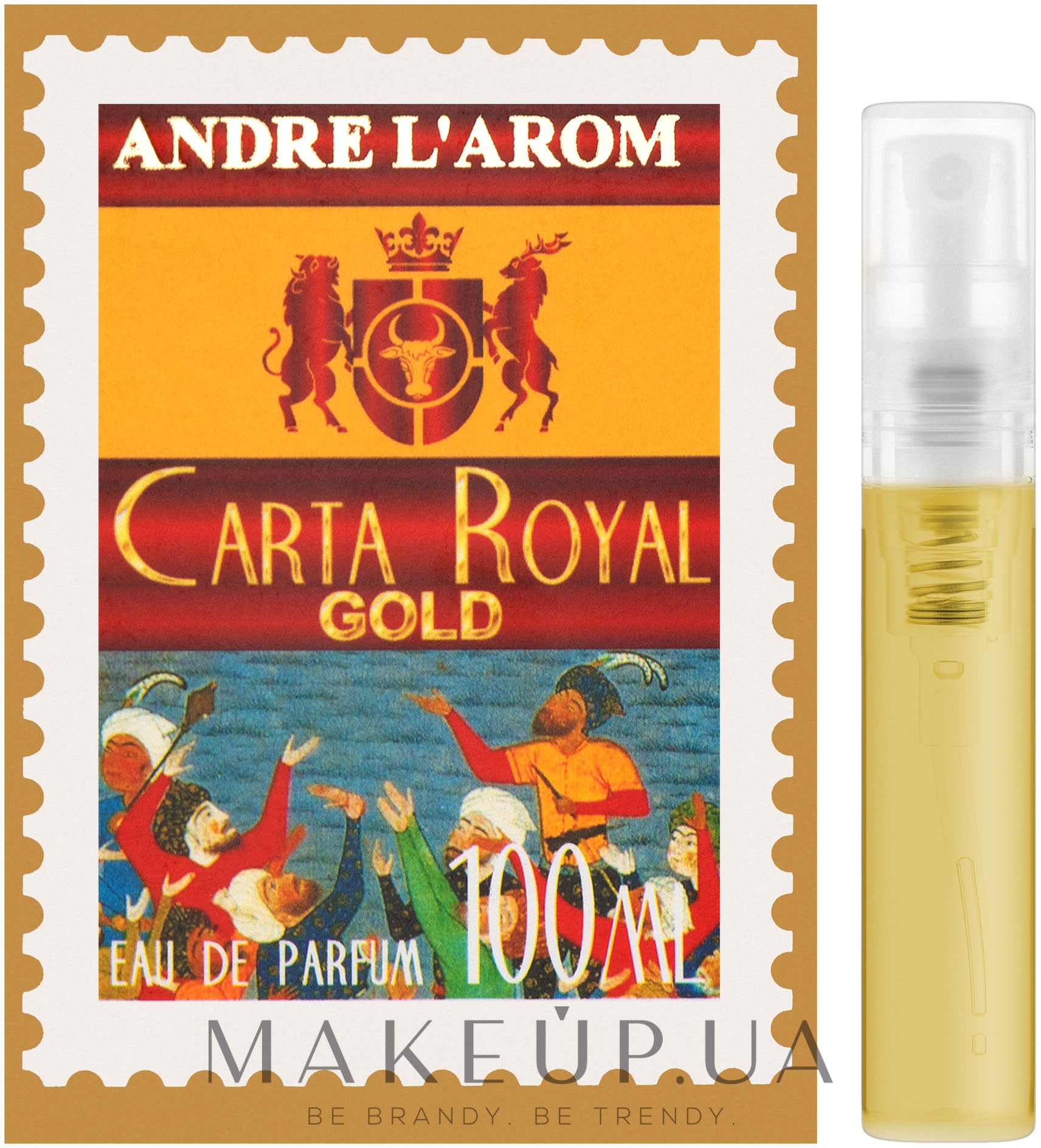 Andre L'arom Carta Royal Gold - Парфюмированная вода (пробник) — фото 3ml