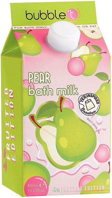 Молочко-пена для ванны "Груша" - Bubble T Pear Bath Milk — фото N1