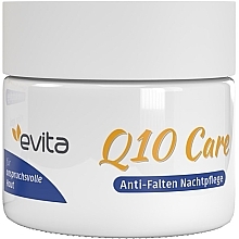 Парфумерія, косметика Нічний крем для обличчя проти зморщок - Evita Q10 Care Anti-Wrinkle Night Cream