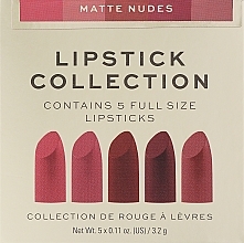Духи, Парфюмерия, косметика Набор из 5 помад для губ - Revolution Pro 5 Lipstick Collection Matte Nude