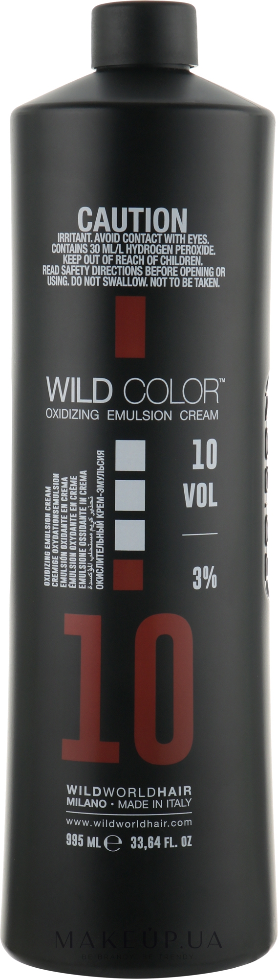 Окислительная эмульсия 3% - Wild Color Oxidizing Emulsion Cream VOL10 — фото 995ml