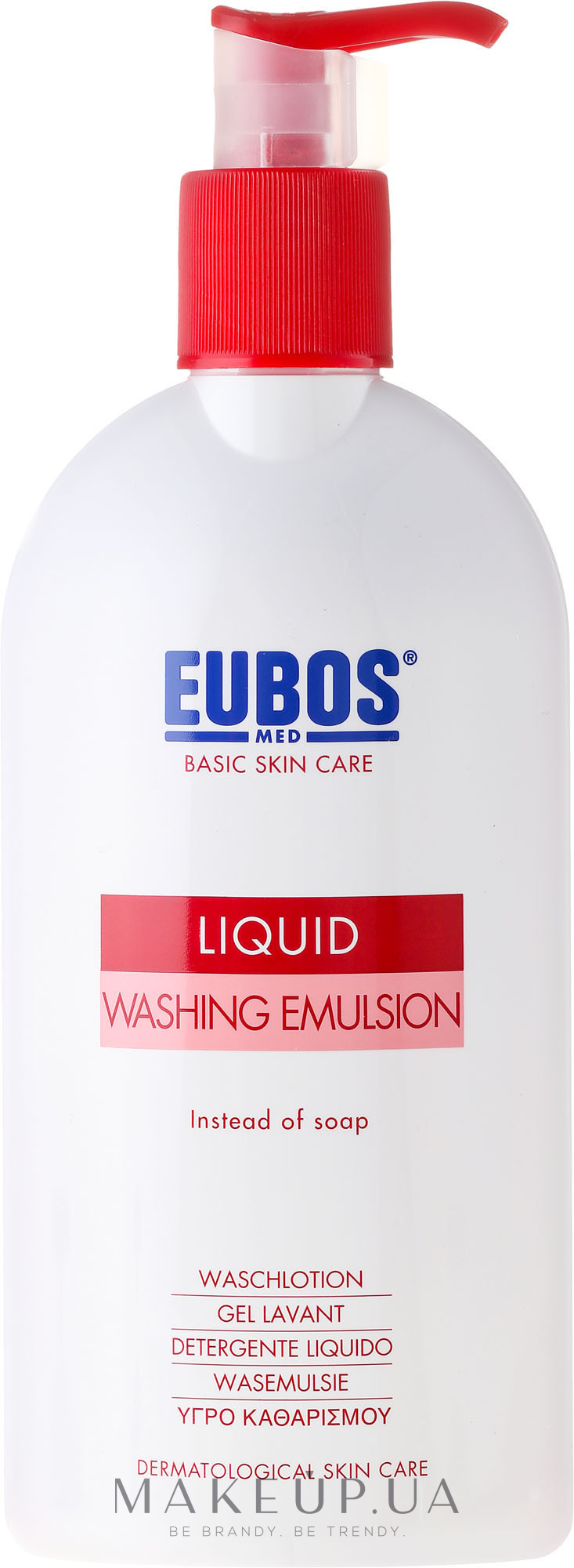 Эмульсия для душа - Eubos Med Basic Skin Care Liquid Washing Emulsion Red — фото 200ml