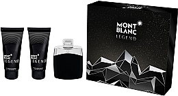 Духи, Парфюмерия, косметика Montblanc Legend - Набор (edt/100ml + ash/balm/100ml + sh/gel/100ml)