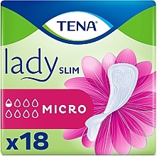 Духи, Парфюмерия, косметика Урологические прокладки TENA Lady Slim Micro, 18 шт. - TENA