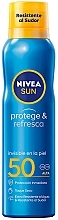 Сонцезахисний міст для обличчя - NIVEA Sun Protects & Refreshes Mist Spf50 — фото N1