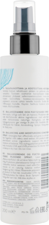 Балансирующий и увлажняющий спрей для жирной кожи головы - Cutrin Bio+ Re-Balance Care Spray — фото N2