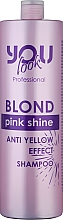 Парфумерія, косметика Шампунь для збереження кольору й нейтралізації жовто-помаранчевих відтінків - You look Professional Pink Shine Shampoo
