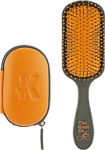 Духи, Парфюмерия, косметика Расческа с чехлом, оранжевая - The Knot Dr. The Pro Sport Tangerine