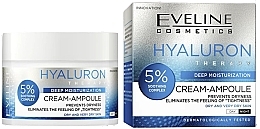 Духи, Парфюмерия, косметика Крем-ампула для сухой кожи лица - Eveline Cosmetics Hyaluron Therapy Cream-Ampoule 