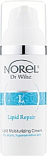 Ліпідний зволожувальний крем для обличчя й шиї - Norel Lipid Repair Moisturising Creme — фото N1