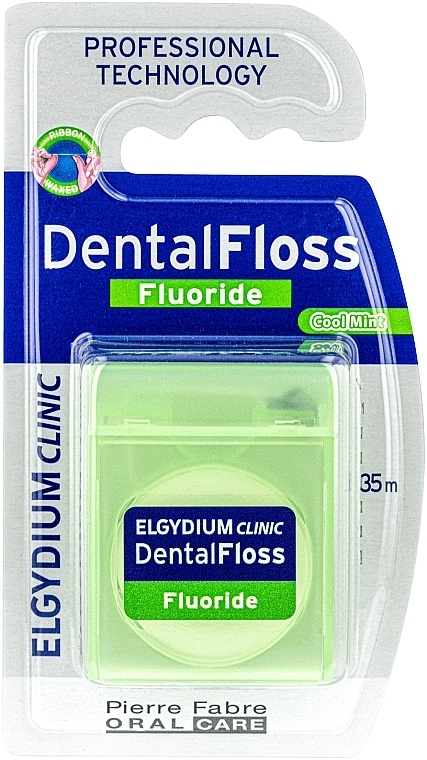 Зубная нить - Elgydium Clinic Dental Floss Cool Mint — фото N2