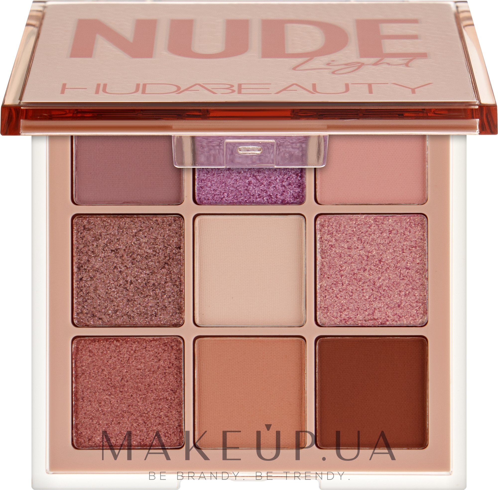 Палетка теней - Huda Beauty Nude Obsessions Palette — фото Light