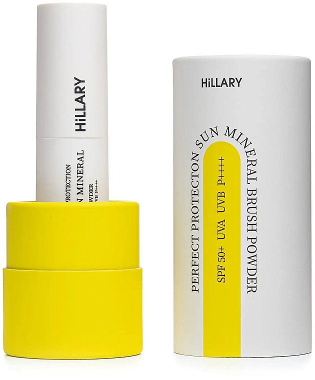 Сонцезахисна мінеральна пудра з SPF 50+ - Hillary Perfect Protection Sun Mineral Brush Powder SPF 50+ — фото N4