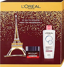 Духи, Парфюмерия, косметика Набор Revitalift - L'Oreal Paris Revitalift (cr/50ml + micellar/200ml)