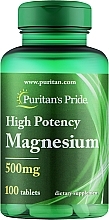Парфумерія, косметика Дієтична добавка "Магній" - Puritan's Pride Triple Magnesium Complex 500 Mg