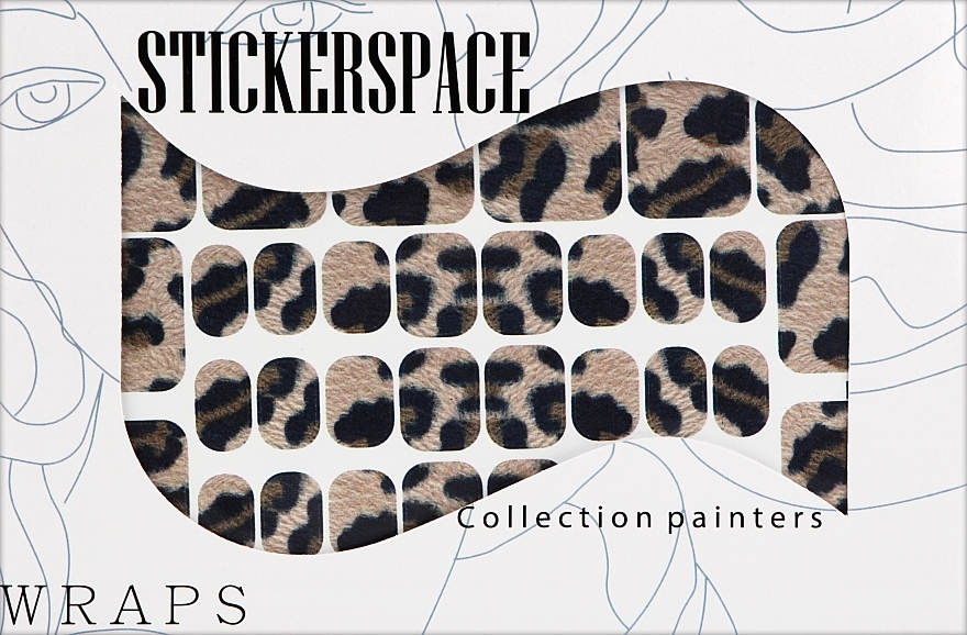 Дизайнерські наклейки для педикюру "Wicked pedi" - StickersSpace — фото N1