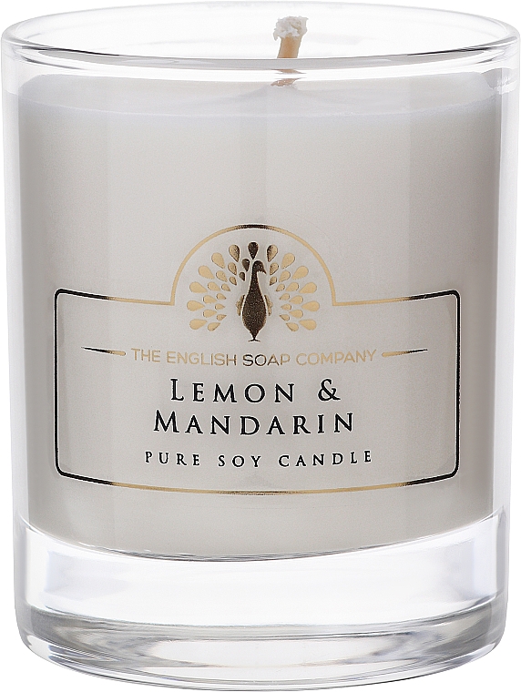 Ароматична свічка - The English Soap Company Lemon & Mandarin Candle — фото N1