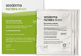 Парфумерія, косметика Омолоджувальні патчі для очей - SesDerma G Renew Eye Contour Patches