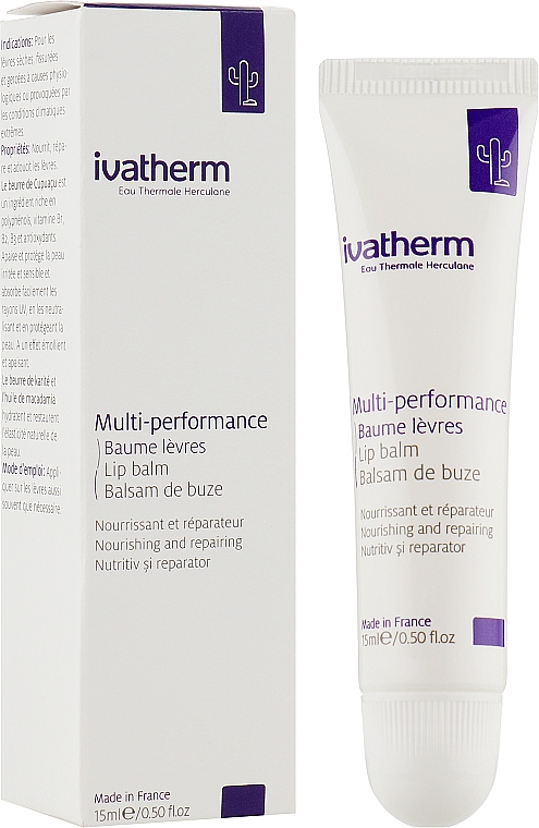 Питательный и восстанавливающий бальзам для губ - Ivatherm Multi-performance Lip Balm — фото N2