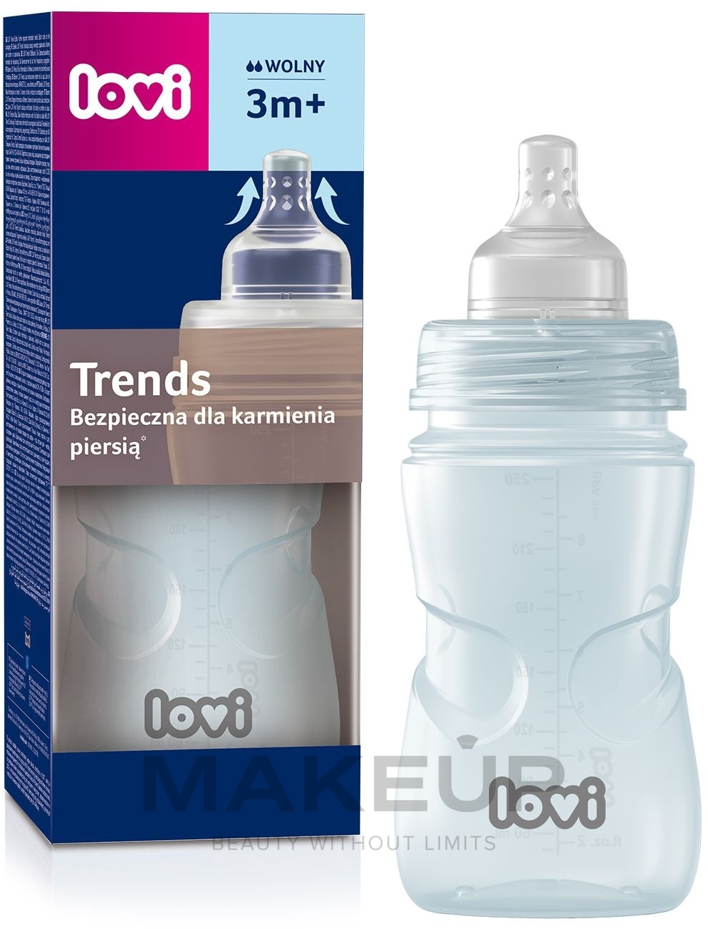 Бутылочка для кормления "Trends", 250 мл, зеленая - Lovi — фото 250ml