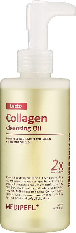 Гидрофильное масло для лица - Medi-Peel Red Lacto Collagen Cleansing Oil 2.0 — фото N1