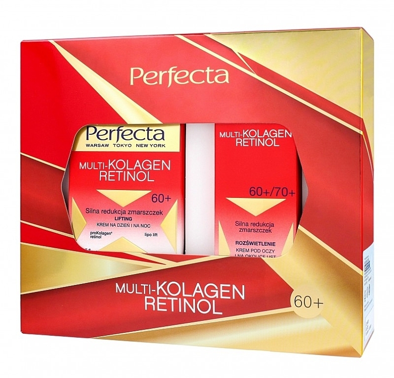 Набір - Perfecta Multi-Collagen Retinol 60 + (cr/50ml + eye/cr/15ml) — фото N1