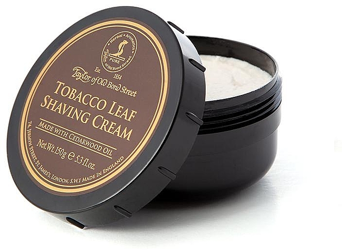 Крем для гоління "Тютюн" - Taylor of Old Bond Street Tobacco Leaf Shaving Cream Bowl — фото N2
