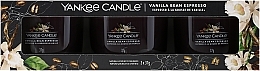 Духи, Парфюмерия, косметика Набор - Yankee Candle Vanilla Bean Espresso (candle/3x37g)