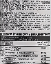 Глюкозамин, хондроитин и МСМ, в таблетках - OstroVit Glucosamine + MSM + Chondroitin — фото N3