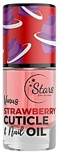 Олія для нігтів і кутикули - Stars from The Stars Cuticle & Nail Oil Venus Strawberry — фото N1