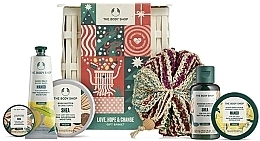 Парфумерія, косметика Набір, 7 продуктів - The Body Shop Love, Hope & Change Gift Basket