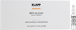 Ампульный концентрат - Klapp Beta Glucan Skin Calming Concentrate Ampoules  — фото N1