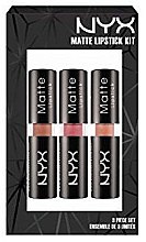 Парфумерія, косметика Набір - NYX Professional Makeup Matte Lipstick Set 6 (lipstick/3x4,5g)